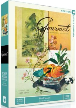 Peach Season Magazines and Newspapers Jigsaw Puzzle By New York Puzzle Co