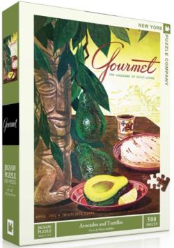 Avocados and Tortillas Magazines and Newspapers Jigsaw Puzzle By New York Puzzle Co