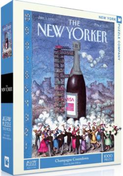 Champagne Countdown Adult Beverages Jigsaw Puzzle By New York Puzzle Co