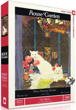 Cat's Alcove Magazines and Newspapers Jigsaw Puzzle By New York Puzzle Co