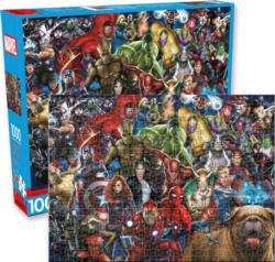 Marvel-Cast Gallery - Scratch and Dent Super-heroes Jigsaw Puzzle By Aquarius