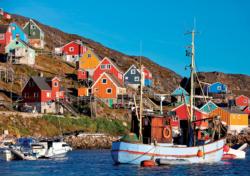 Nordic Houses Seascape / Coastal Living Jigsaw Puzzle By Educa