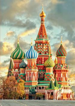 St. Basil's Cathedral, Moscow Churches Jigsaw Puzzle By Educa