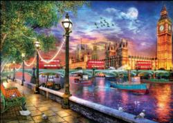 London At Sunset Sunrise / Sunset Jigsaw Puzzle By Educa