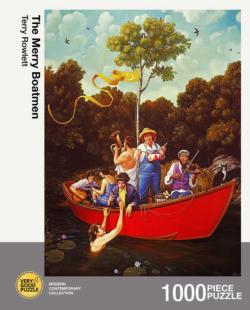 The Merry Boatmen Lakes / Rivers / Streams Jigsaw Puzzle By Very Good Puzzle