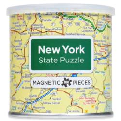 Magnetic Puzzle New York Maps / Geography Magnetic Puzzle By Geo Toys