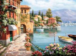 Villa De Lago Seascape / Coastal Living Jigsaw Puzzle By Anatolian