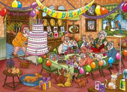 Wasgij Mystery 16: Birthday Surprise! Domestic Scene Jigsaw Puzzle By Jumbo