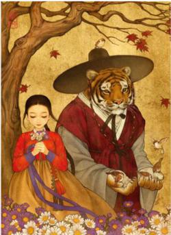 Girl And Tiger Asia Jigsaw Puzzle By Puzzlelife