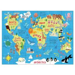 Map of the World Maps / Geography Children's Puzzles By Mudpuppy