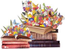Blooming Books Collage Impossible Puzzle By Galison