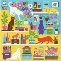 Curious Cats Cats Jigsaw Puzzle By Galison