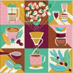 Coffeeology Food and Drink Jigsaw Puzzle By Galison