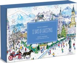 Michael Storrings 12 Days of Christmas Advent Puzzle Calendar Christmas Multi-Pack By Galison