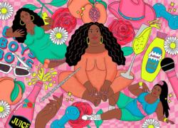 Blame It On The Juice: Lizzo 1000-Piece Puzzle Collage Jigsaw Puzzle By Hardie Grant