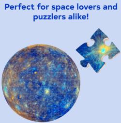 Mercury: 100 Piece Puzzle Space Round Jigsaw Puzzle By Chronicle Books