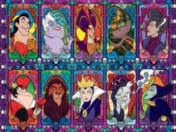 Stained Glass Villians Cartoons Jigsaw Puzzle By Ceaco