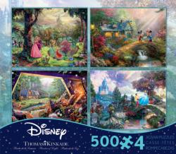 Thomas Kinkade Disney - Multipack - 4 in 1 Puzzles Disney Multi-Pack By Ceaco