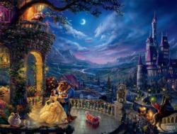 Thomas Kinkade Disney - Beauty and the Beast Dancing in the Moonlight Movies / Books / TV Jigsaw Puzzle By Ceaco