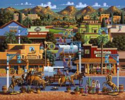 Scottsdale Americana & Folk Art Jigsaw Puzzle By Dowdle Folk Art