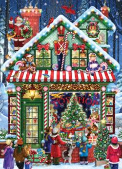 Toy Shop Christmas Jigsaw Puzzle By Vermont Christmas Company