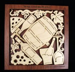 Wine Lovers Puzzle By Creative Crafthouse