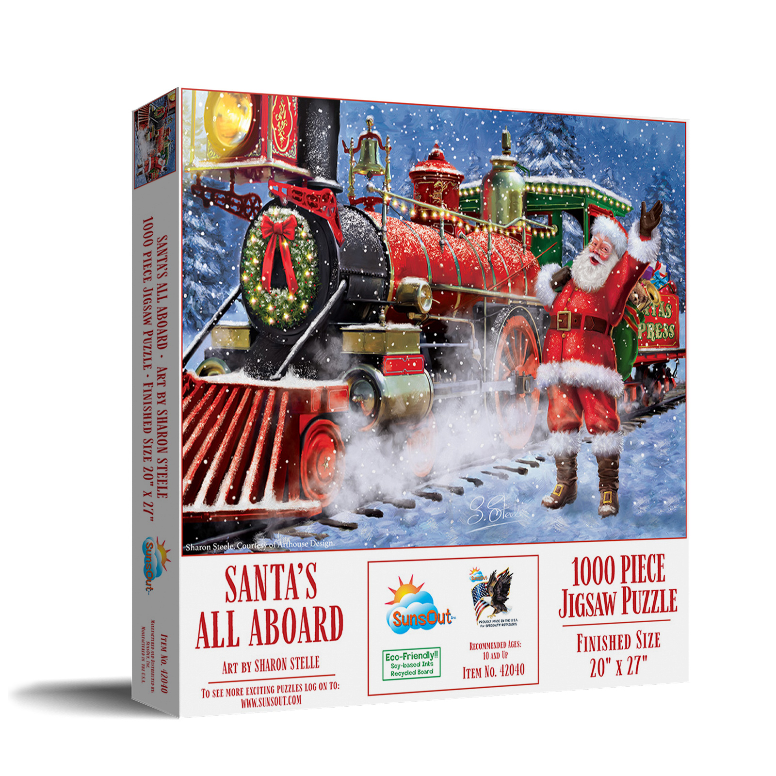 Santa's All Aboard 1000 | SunsOut.com