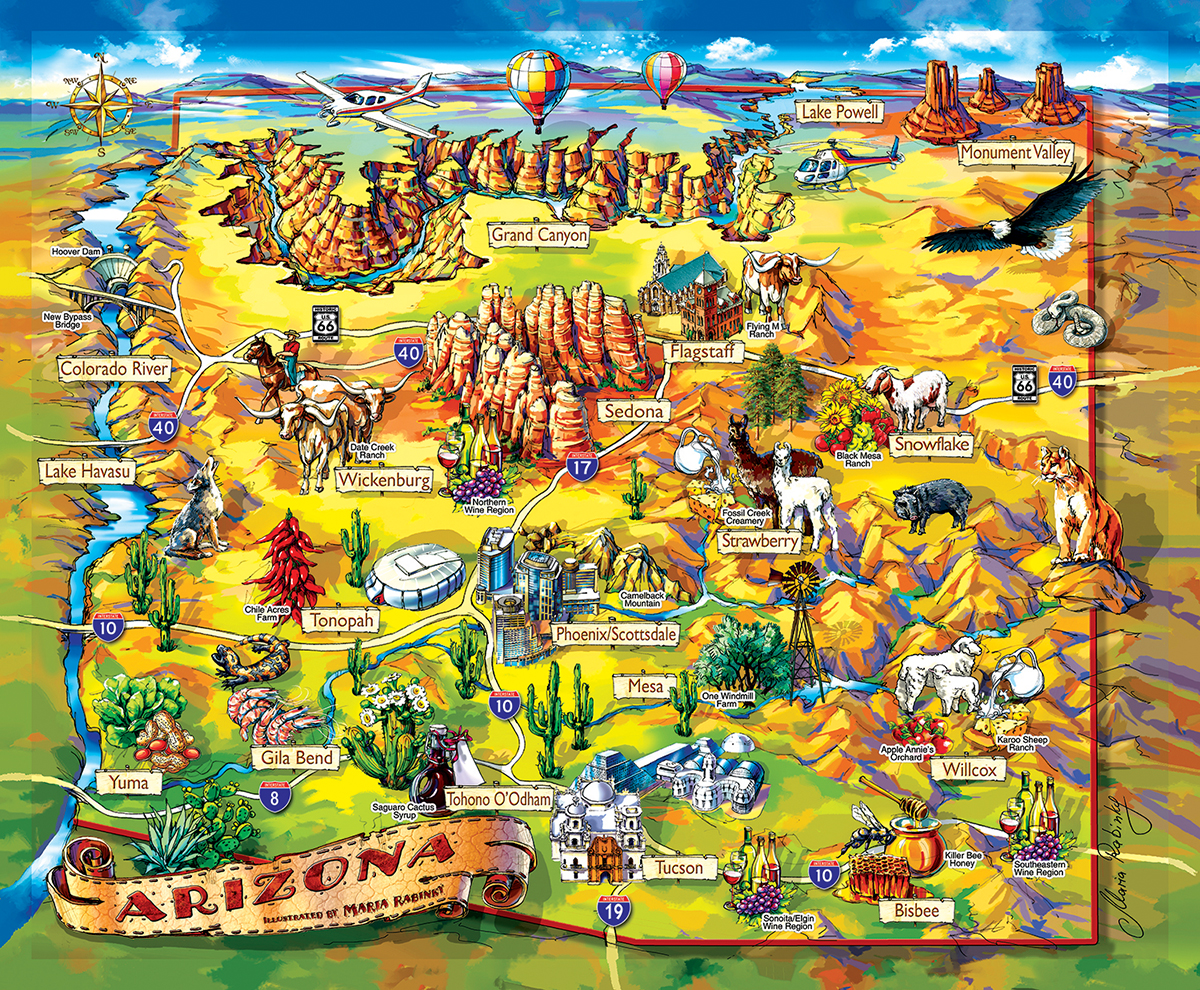 Arizona Map 1000