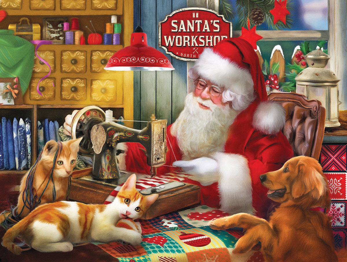 Santa's Quilting Workshop 300