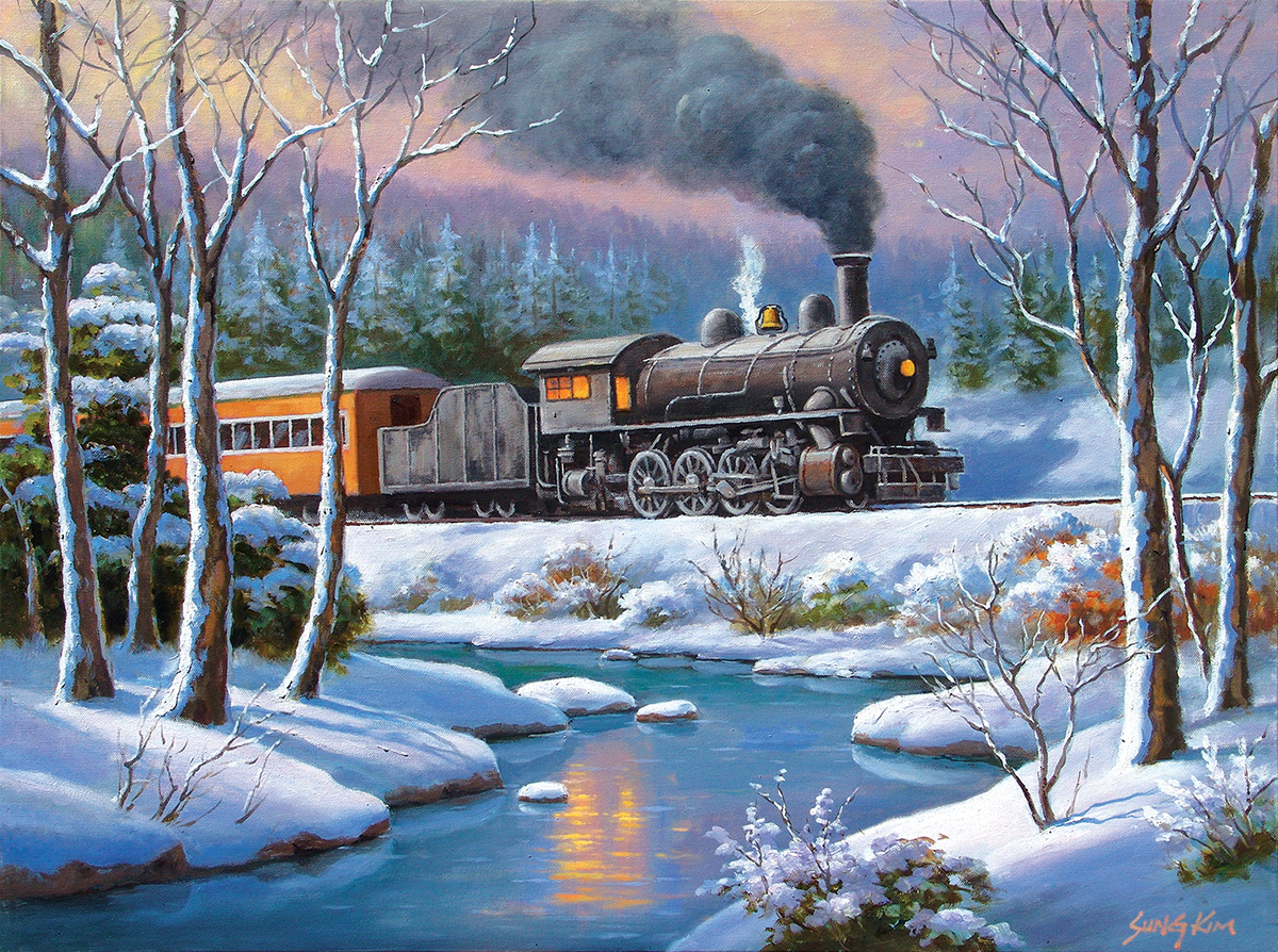 Winter Forest Express 1000 pc