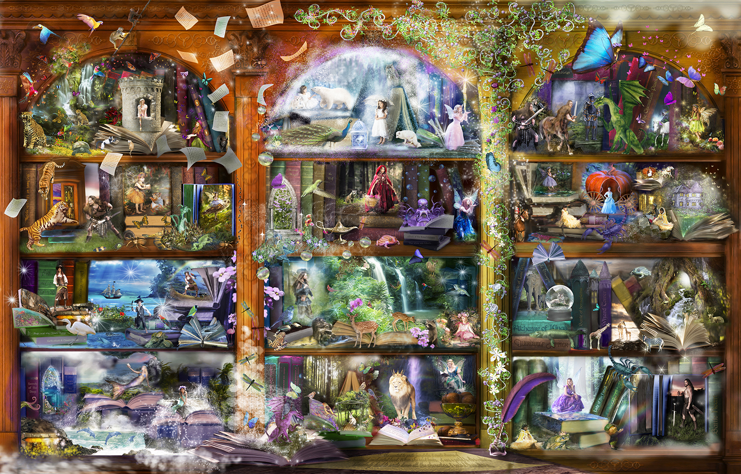 Enchanted Fairytale Library 1000
