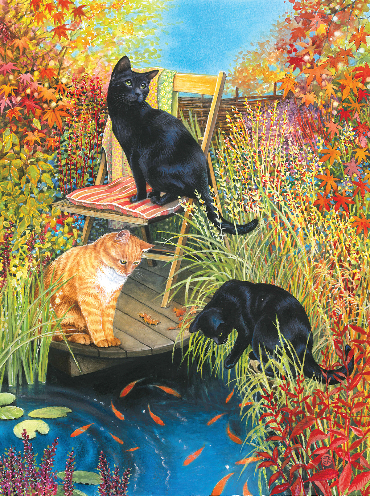 Cats and Koi 1000