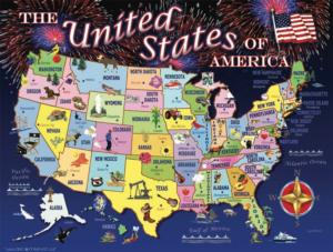 United States Map 1000